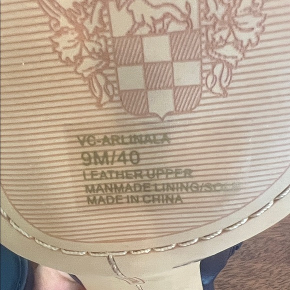 VINCE CAMUTO WOMEN'S ARLINALA SQUARE TOE HIGH HEEL SANDALS INKWELL - Picture 5 of 8